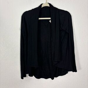 Athleta Black Open Cardigan Sweater Women's Size XXS